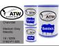 Preview: Chevrolet, Medium Gray Metallic, 18 / 9289 0162-P1 825: 500ml Lackdose + 500ml Klarlack + 250ml Härter - Set, von ATW Autoteile West.